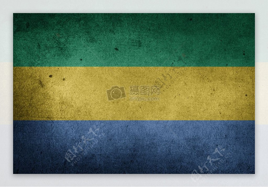 加蓬的国旗标志