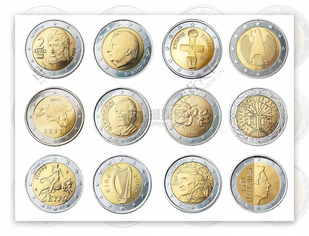 不一样的欧洲硬币