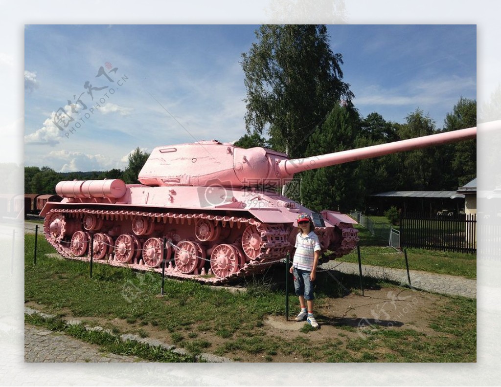 博物馆的坦克