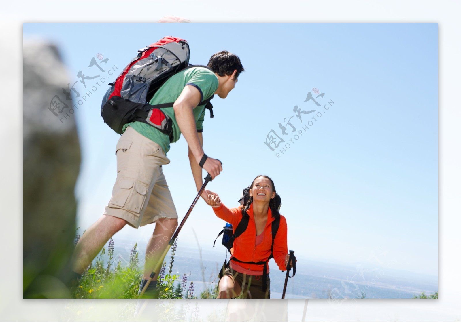 旅游登山踏青图片