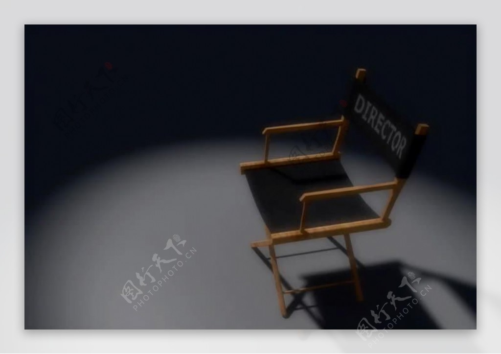 导演的椅子运动背景视频免费下载
