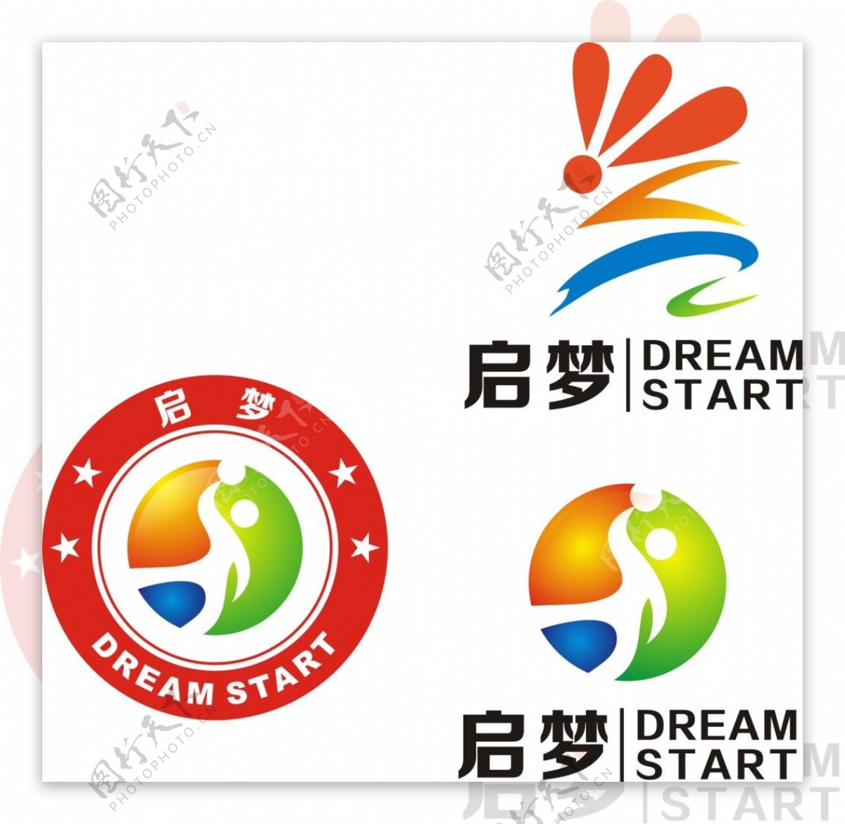 启梦logo3款