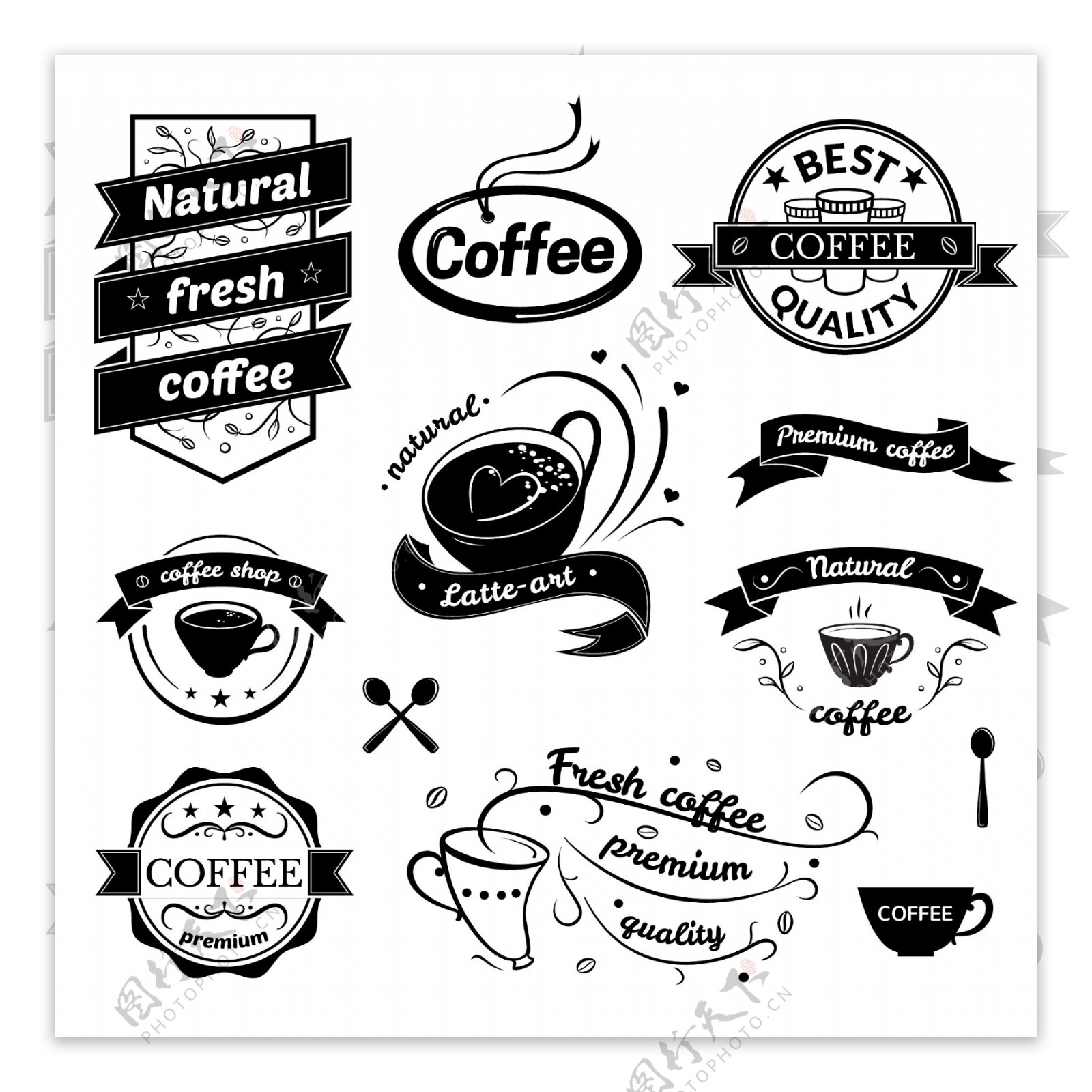创意咖啡商标