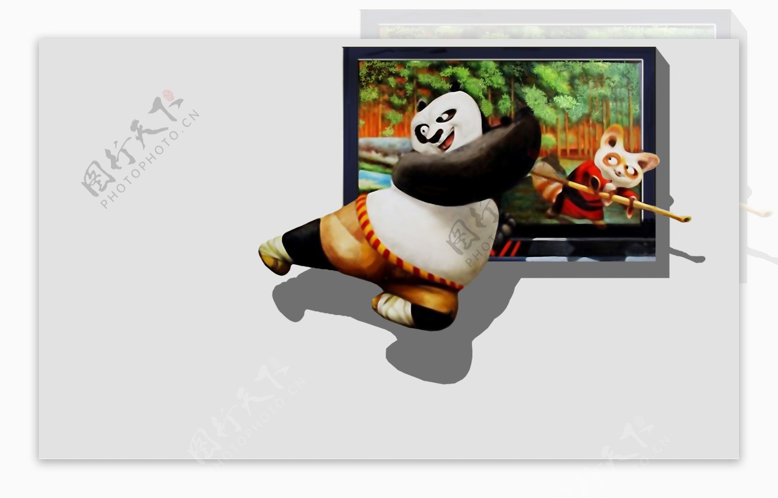 3D画高清功夫熊猫图片