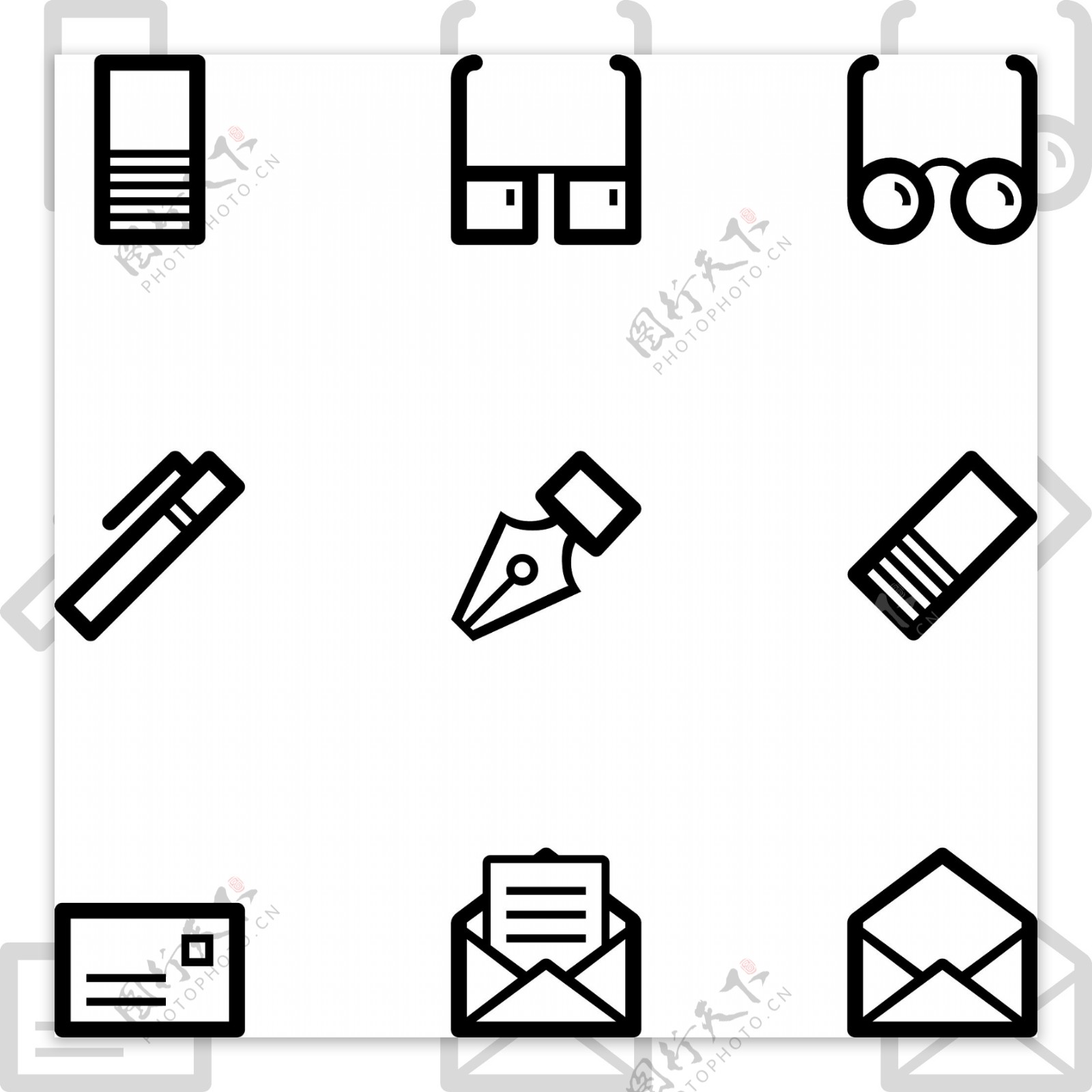 办公类icon图标素材