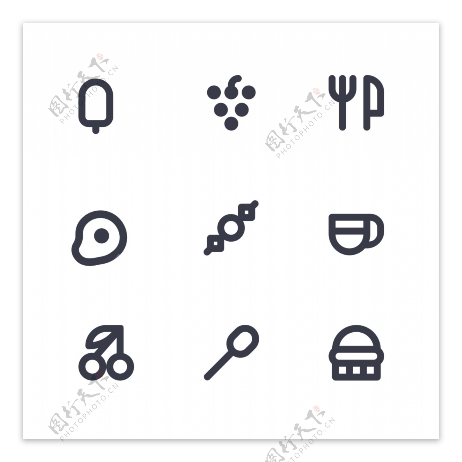 厨房ICON图标图片素材-编号25607153-图行天下