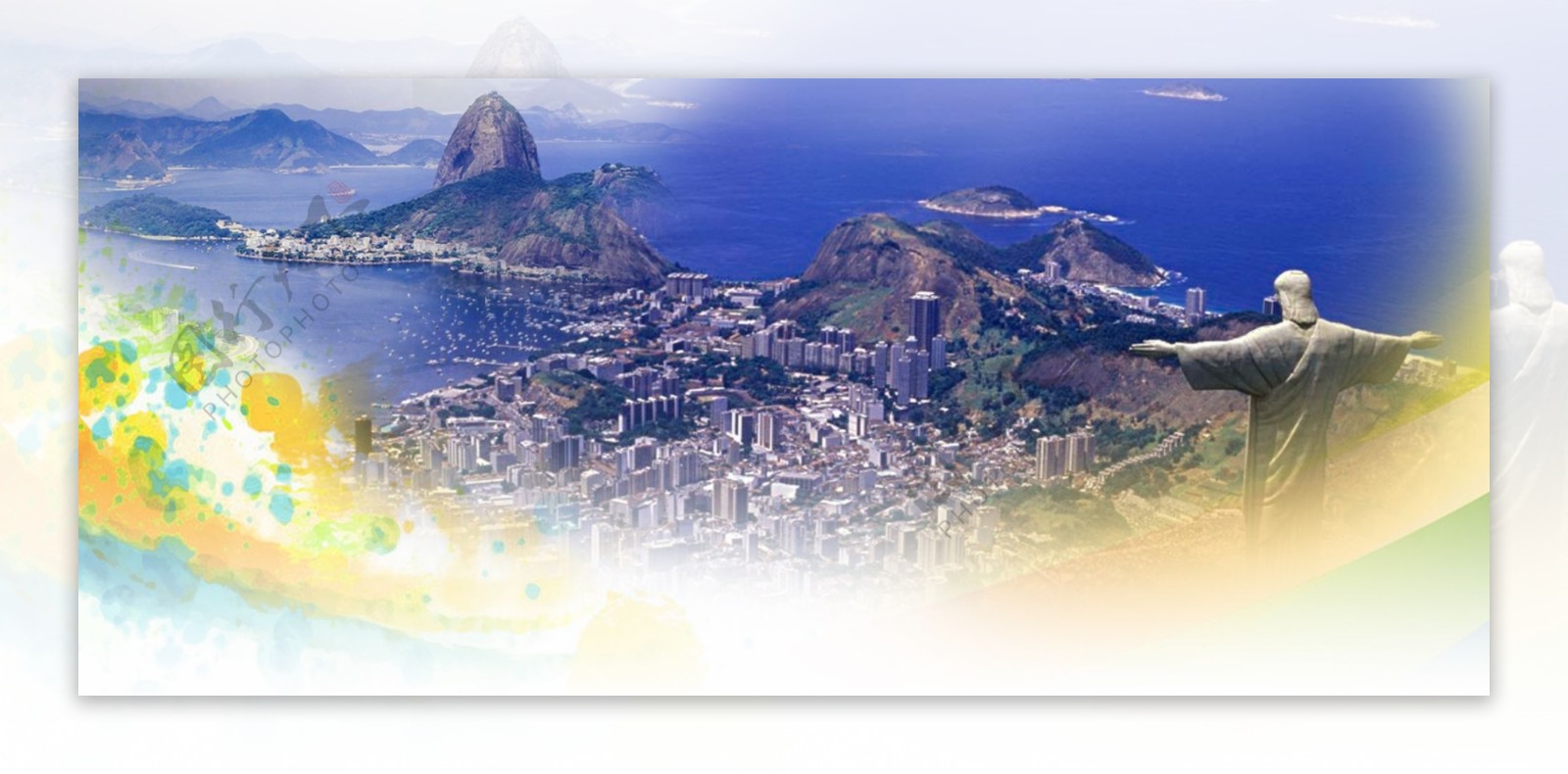 里约奥运承接页大背景