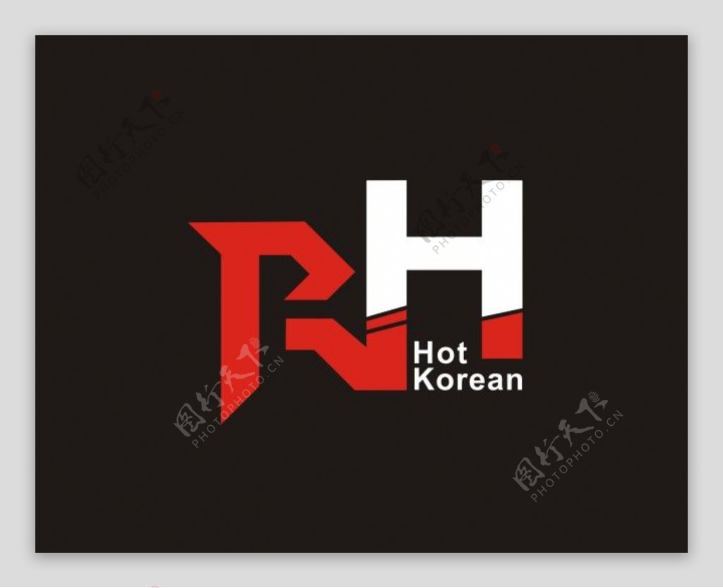 RH字体logo