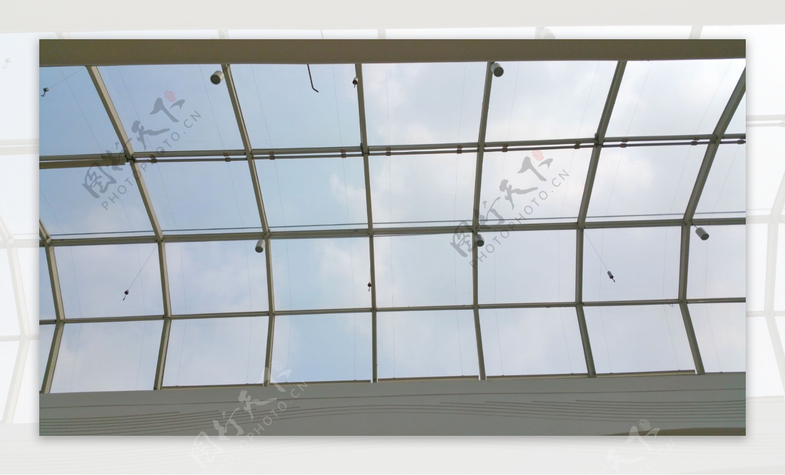 钢结构天井图片