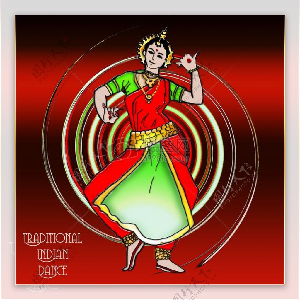 印度传统民族舞蹈
