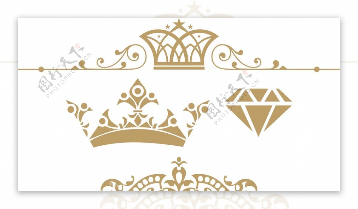 皇冠钻石花纹