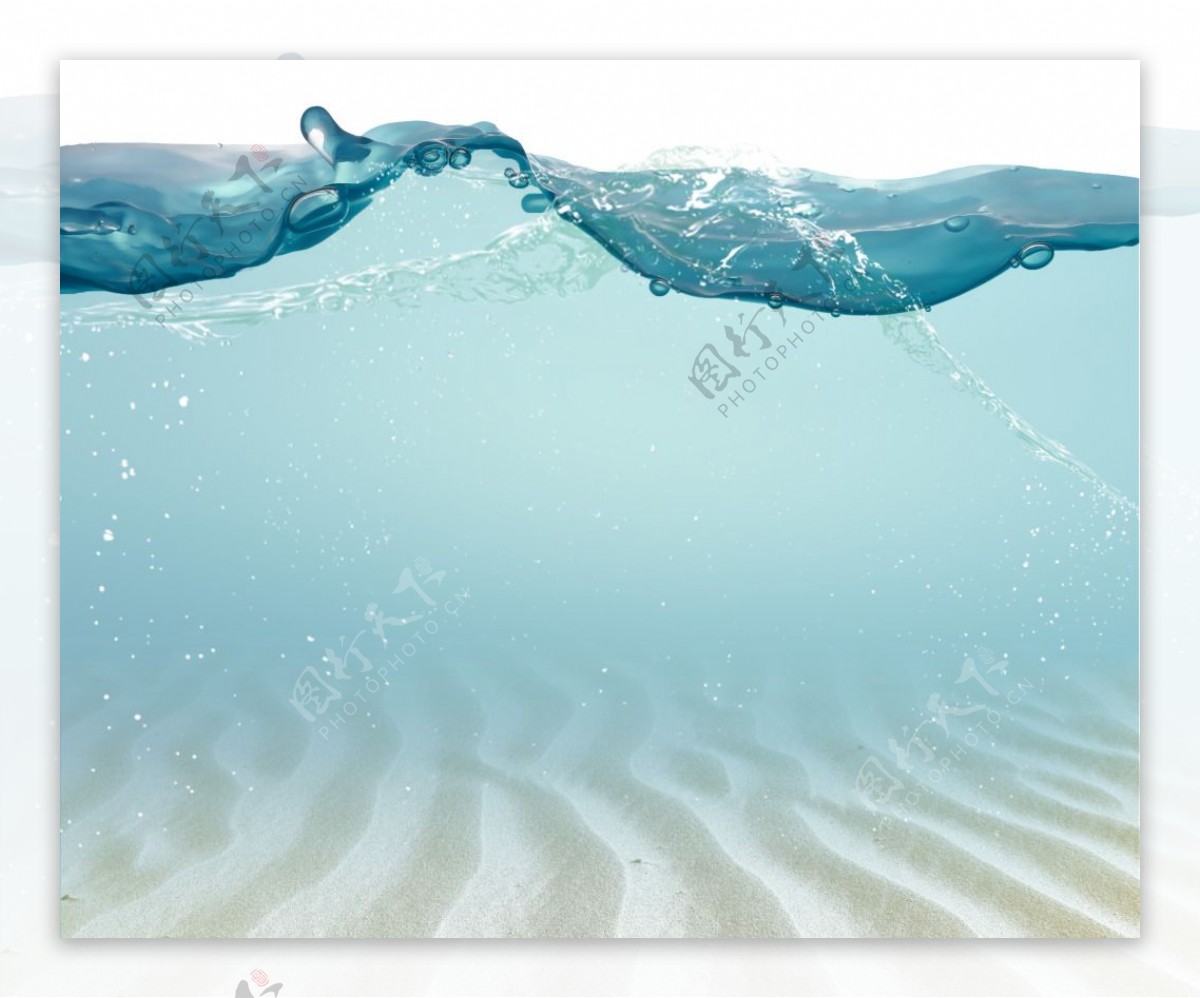 水珠图片素材海浪素描海底梦幻水纹