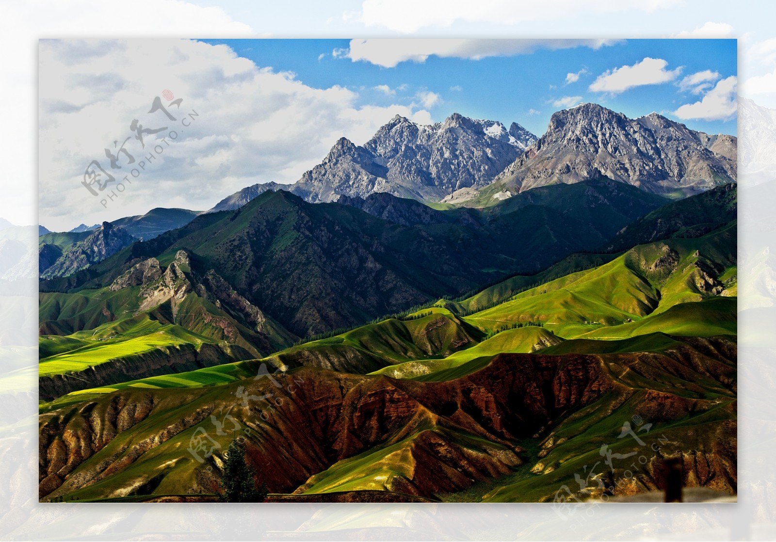 青海卓尔山风景