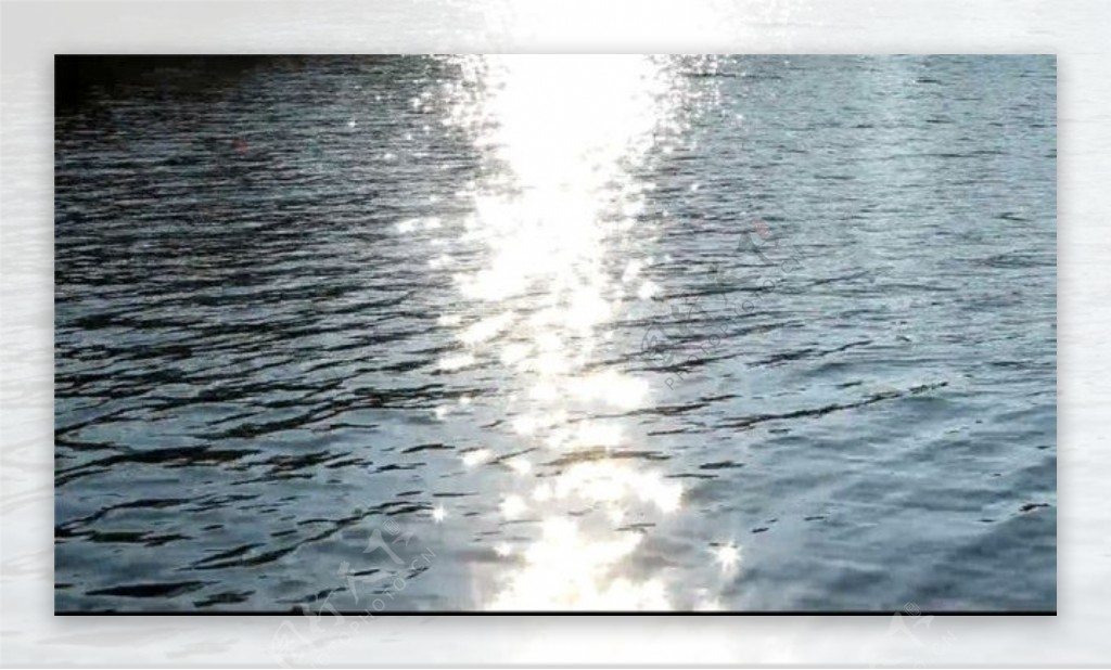 水面阳光照射视频素材