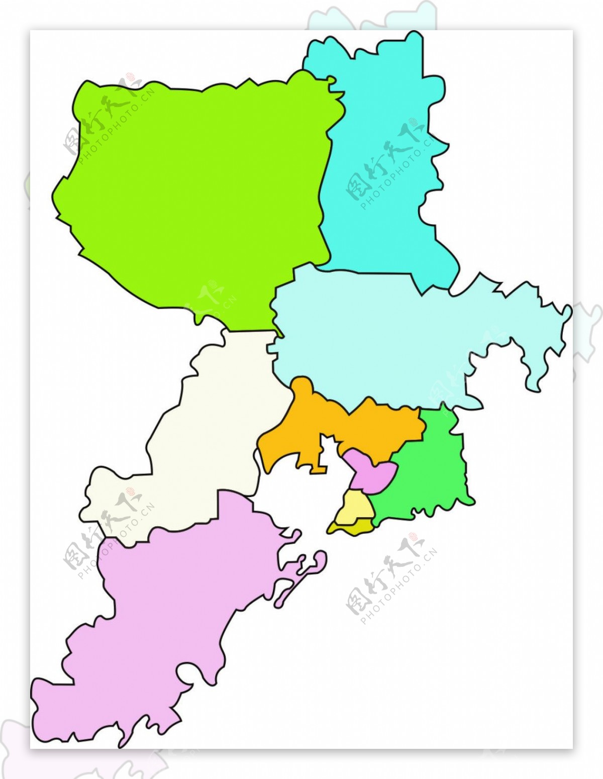 青岛地图
