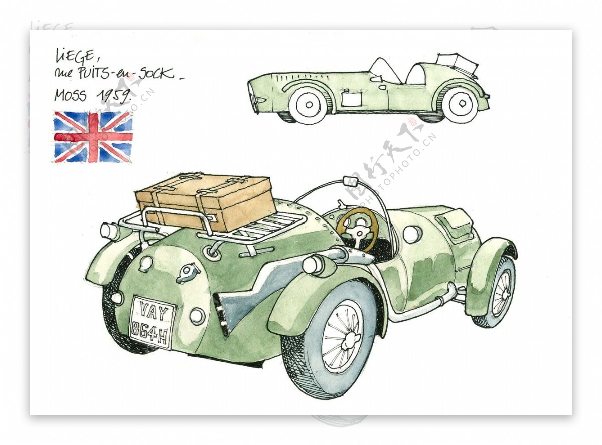 英国军用汽车效果图