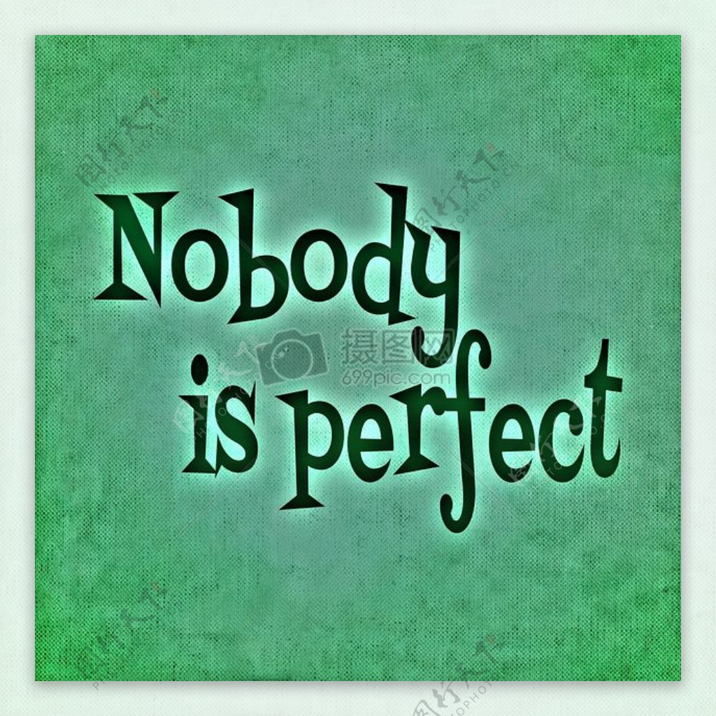 没有人是完美的说完美背景修辞格