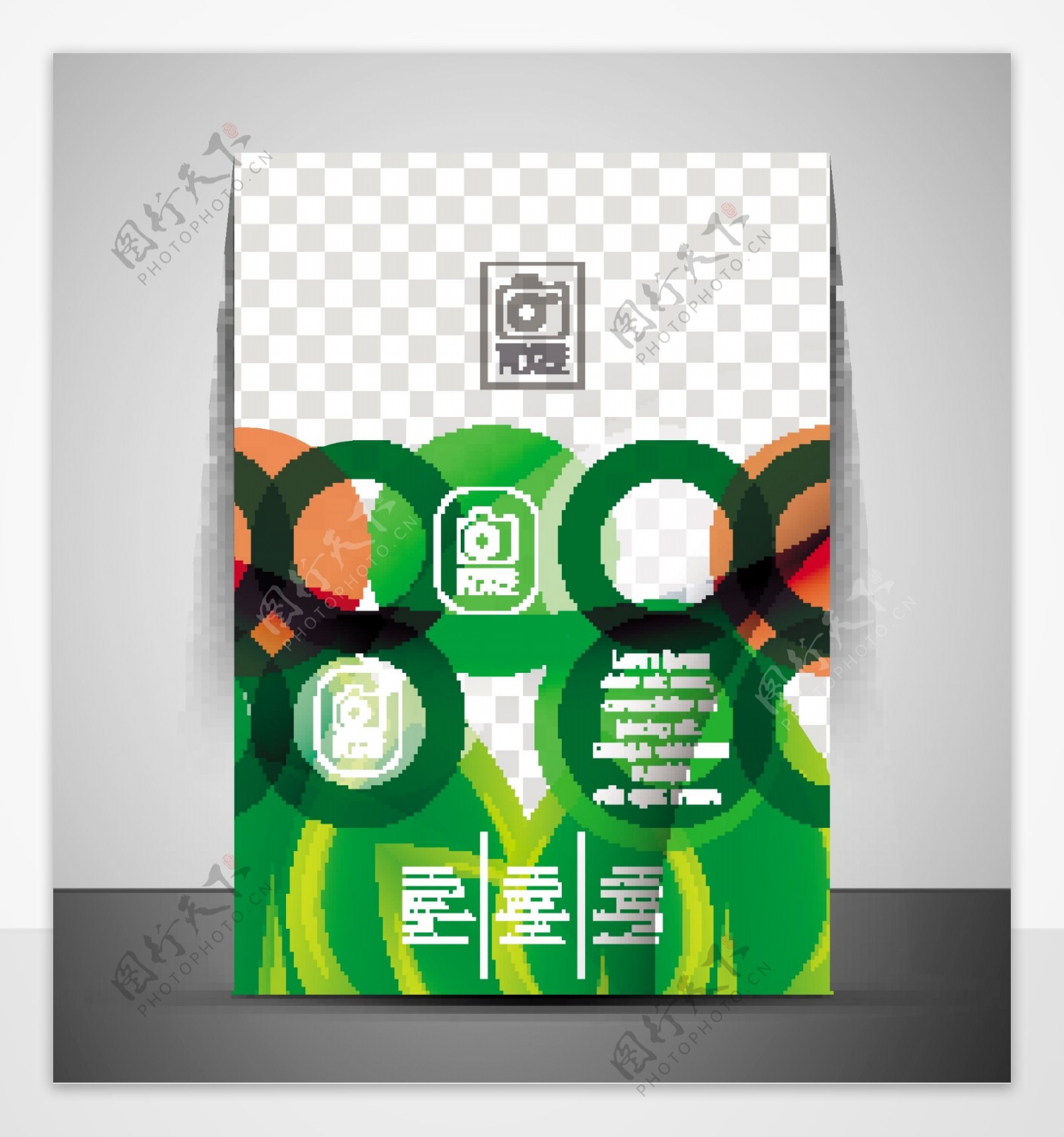 绿色树形海报封面设计