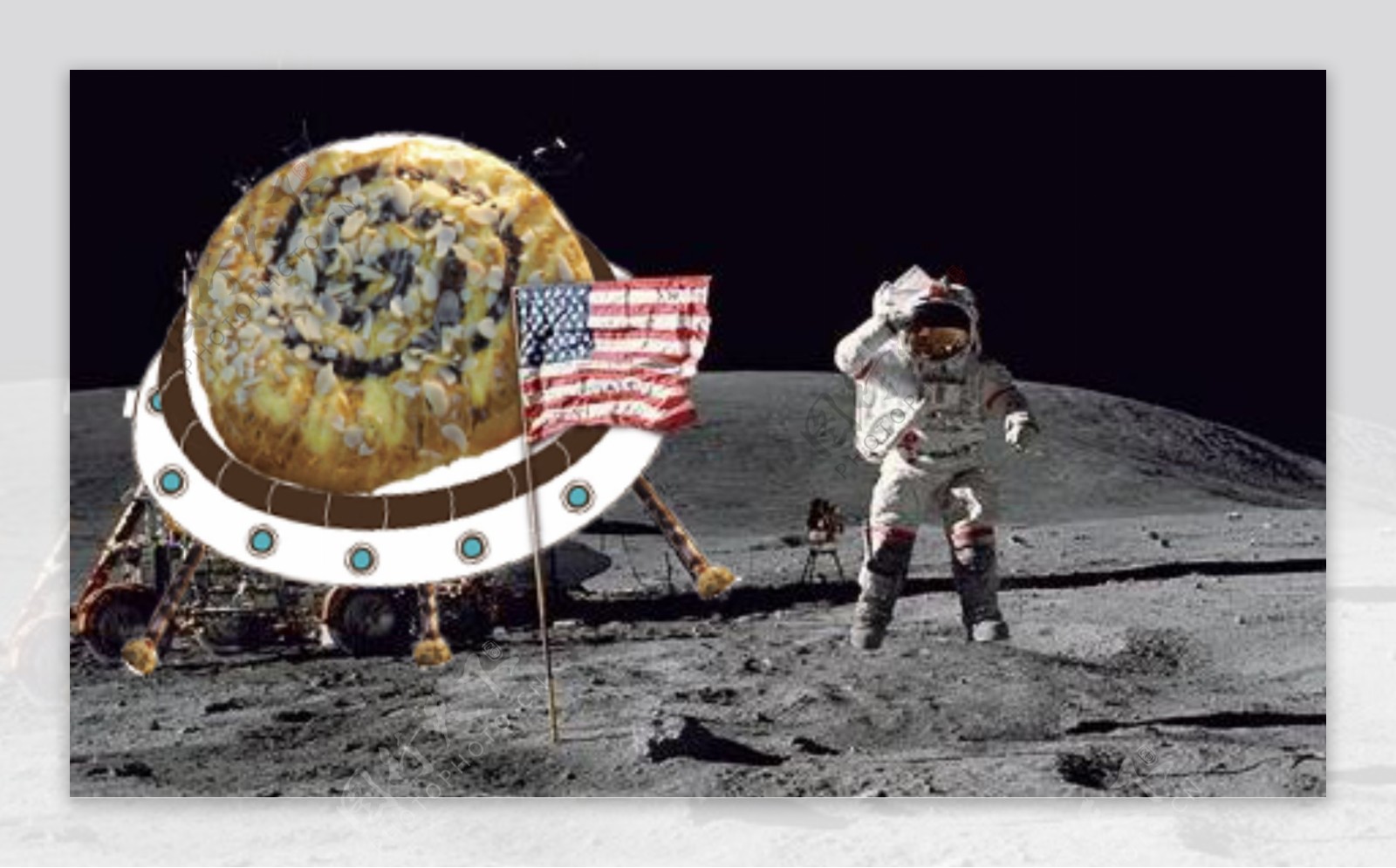 美国蛋糕阿波罗登月计划