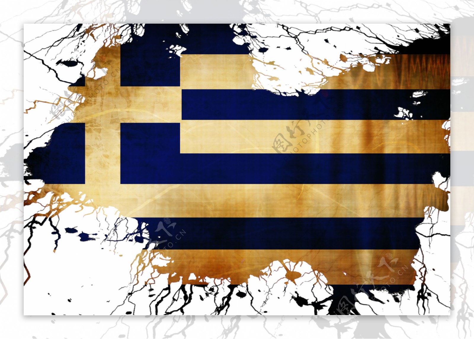 希腊国旗图案