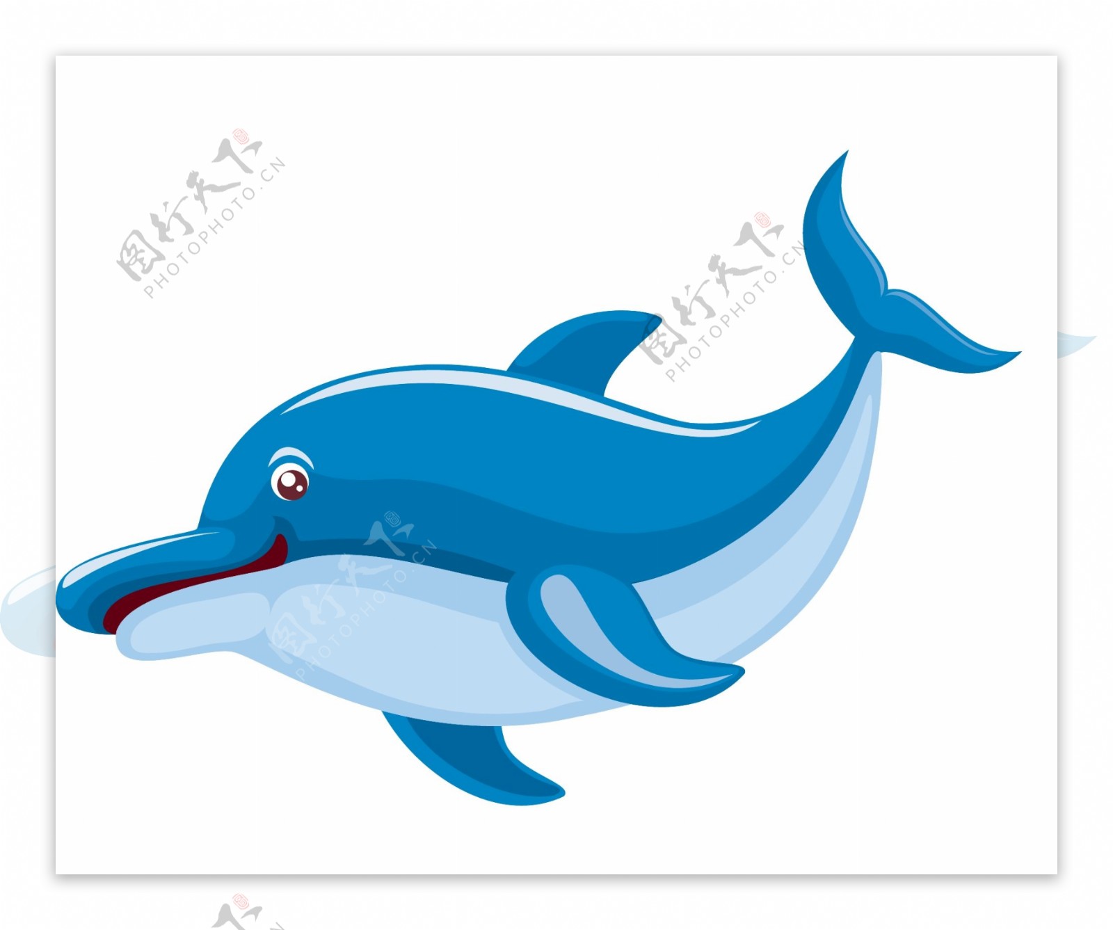 矢量海洋海豚EPS