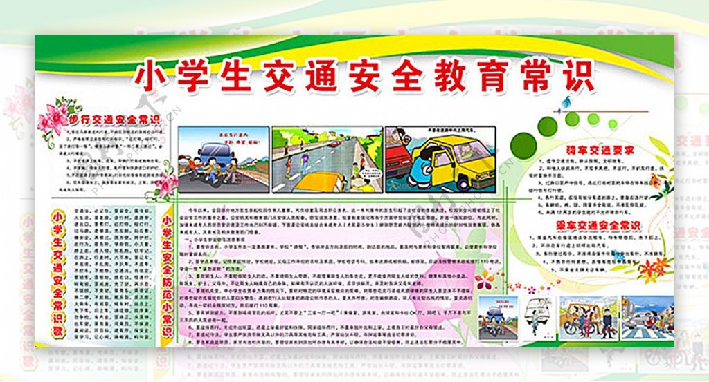 交通安全教育展板图片
