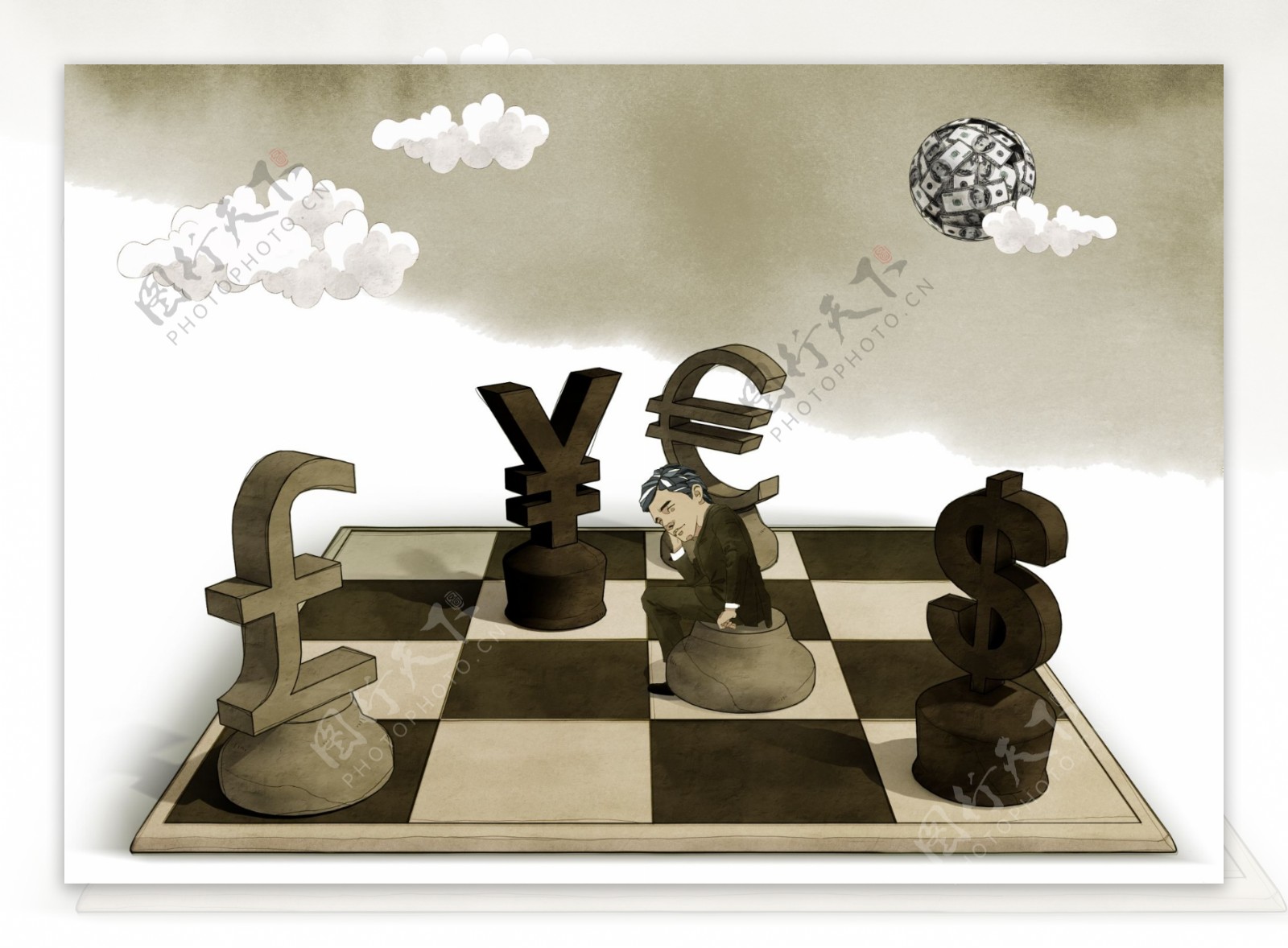 国际象棋插画