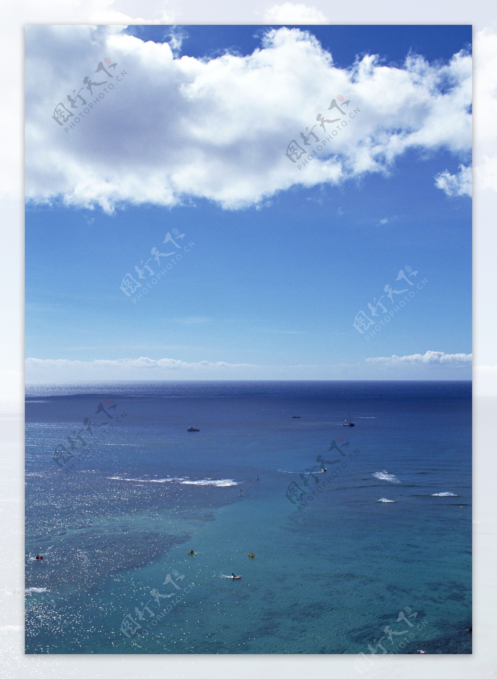 大海全景图片