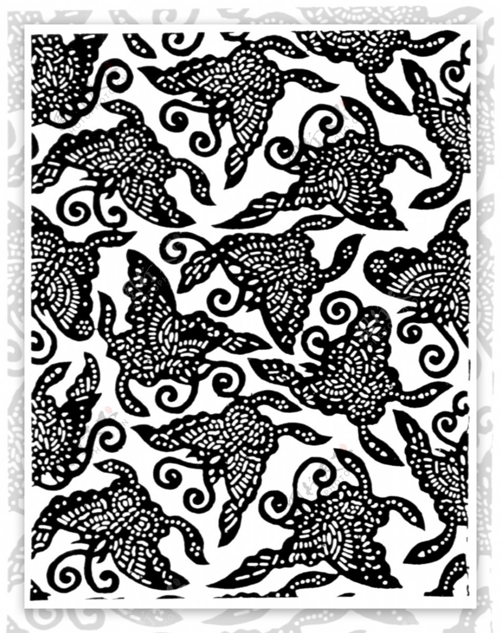 0401动物图案装饰图案