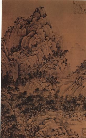 山居图山水画中国古画0055