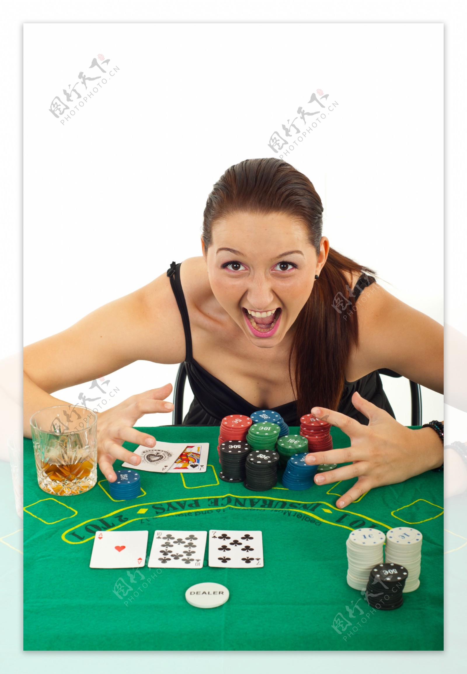 赌场里的性感美女图片