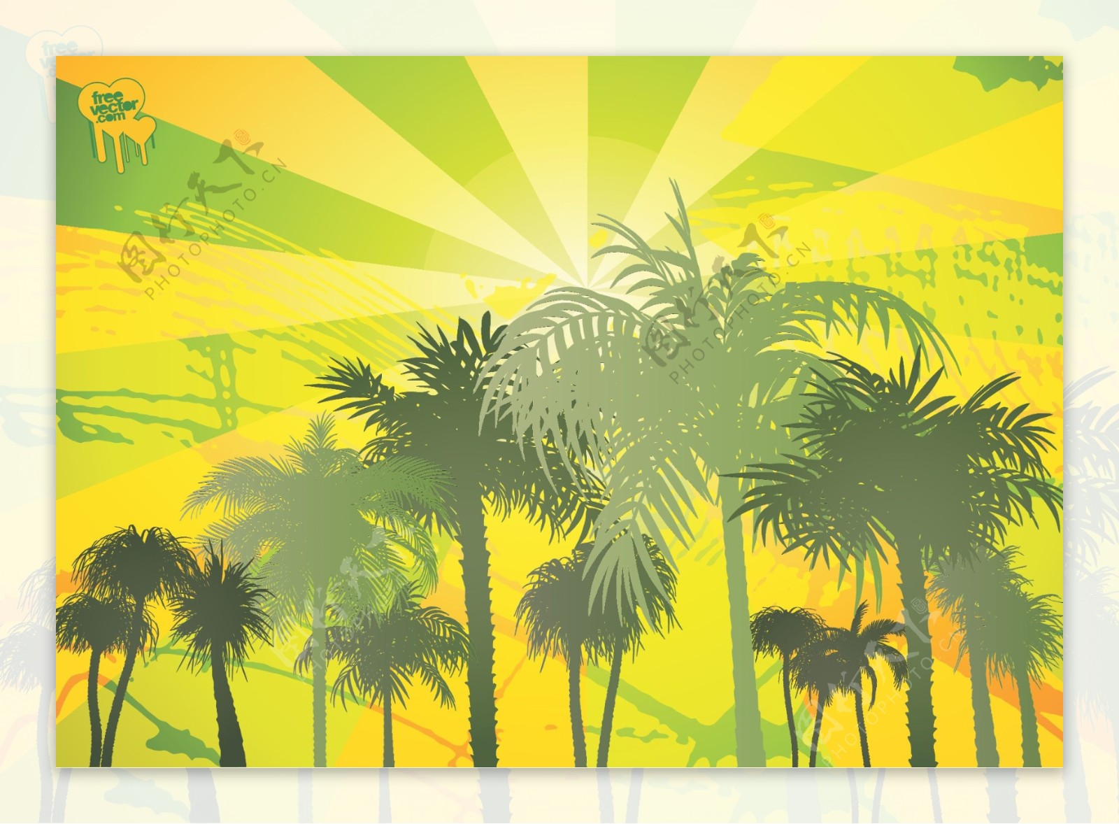 棕榈树海报