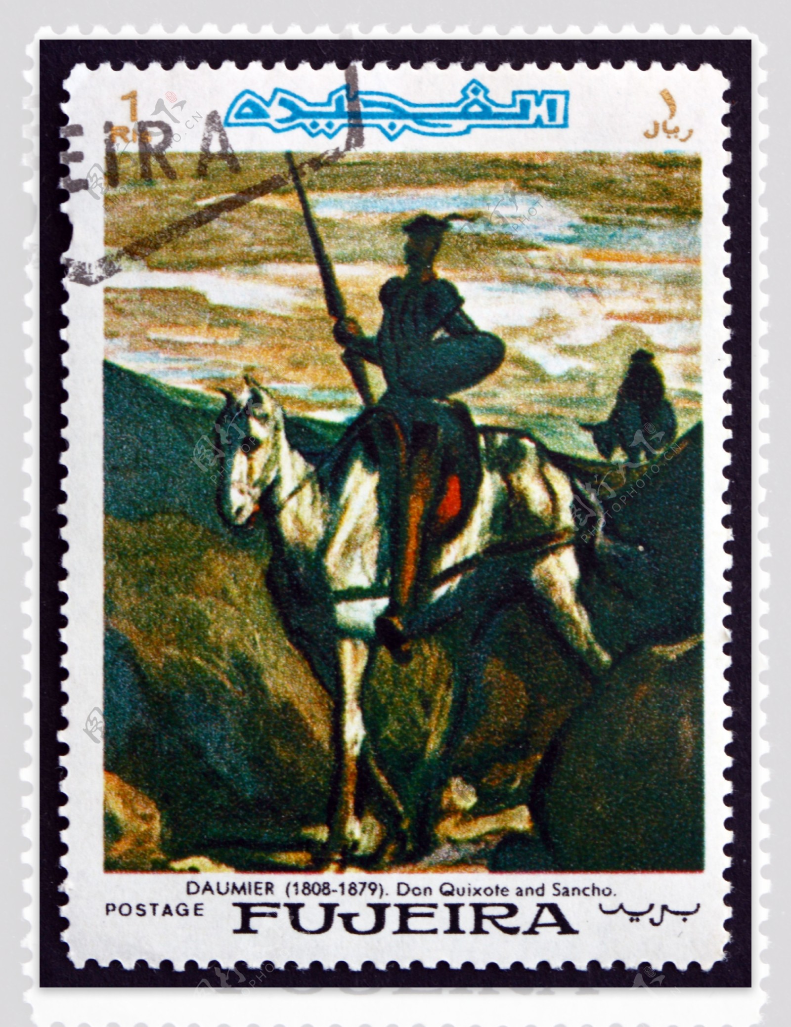 骑士邮票图片