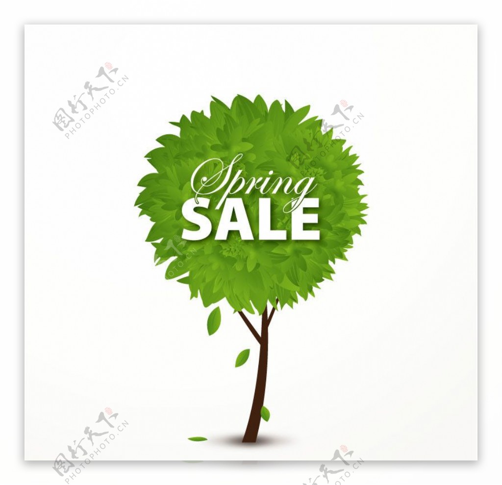 春季树木销售海报