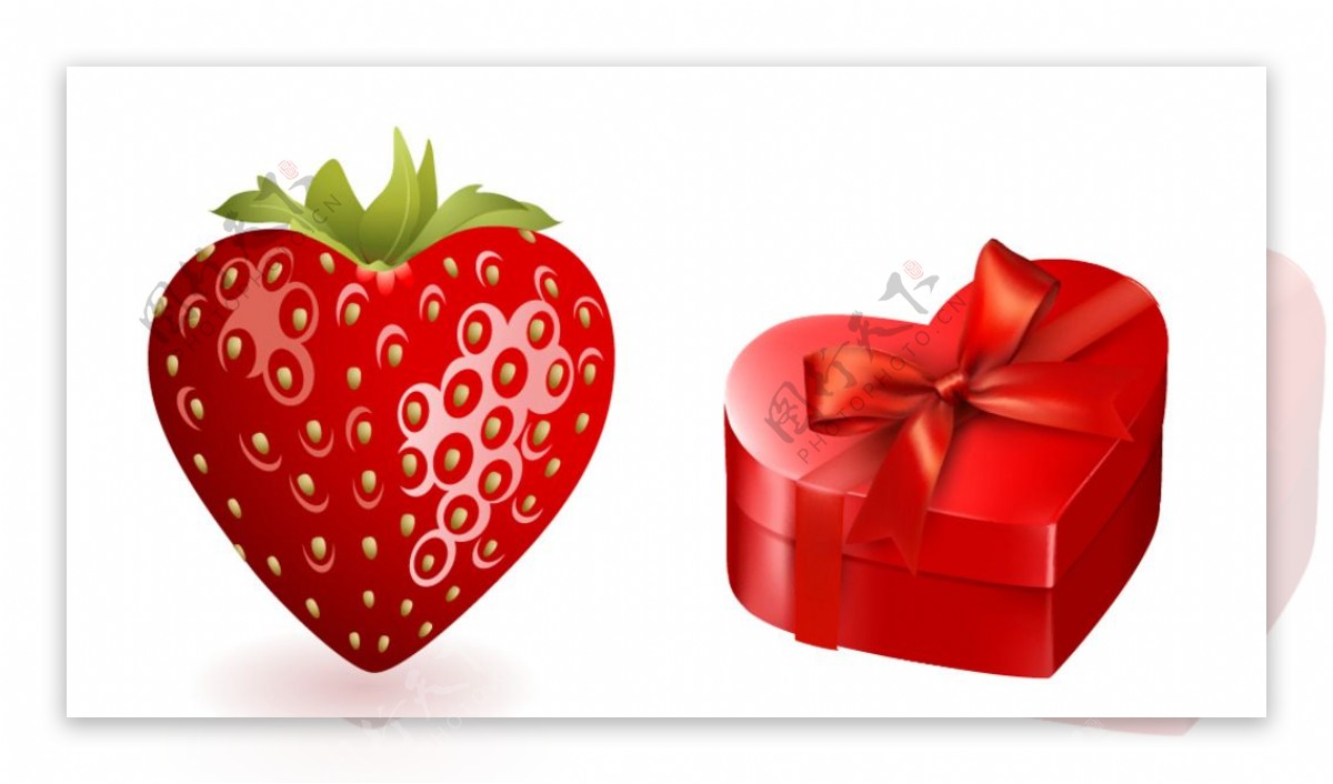 心形草莓礼物