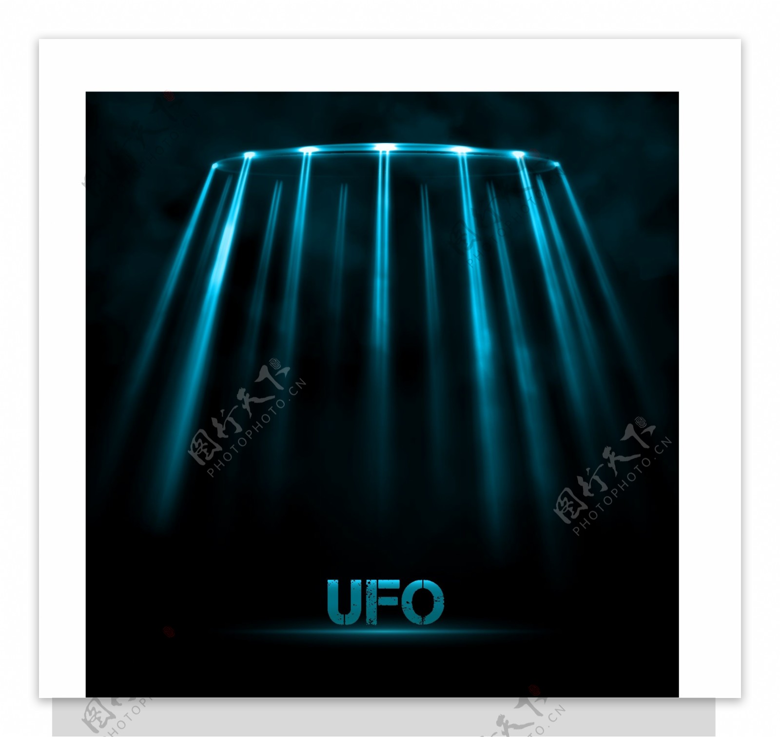 科幻UFO背景图片