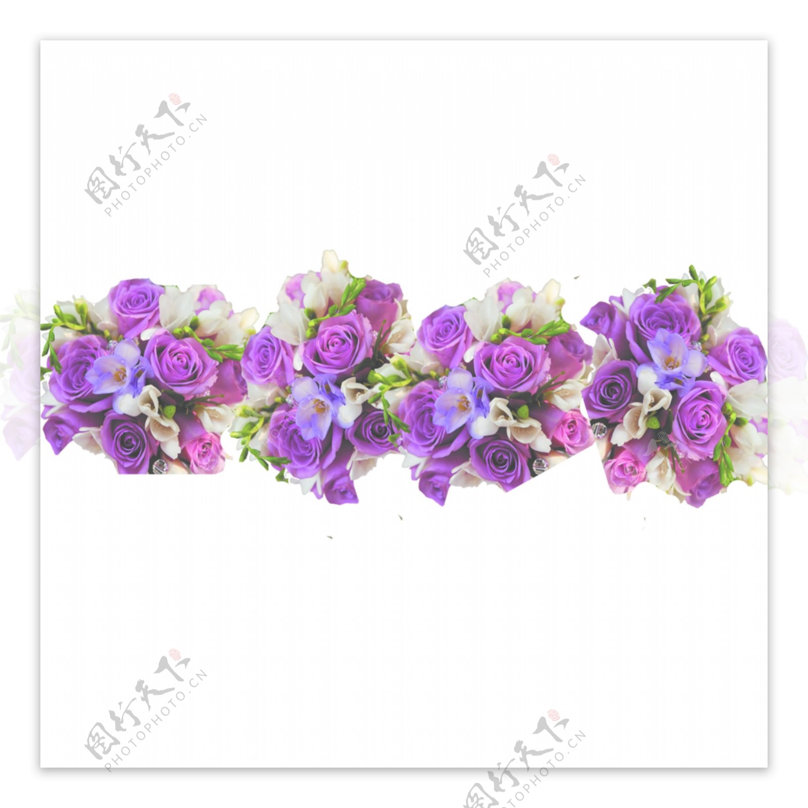 唯美紫色小花朵
