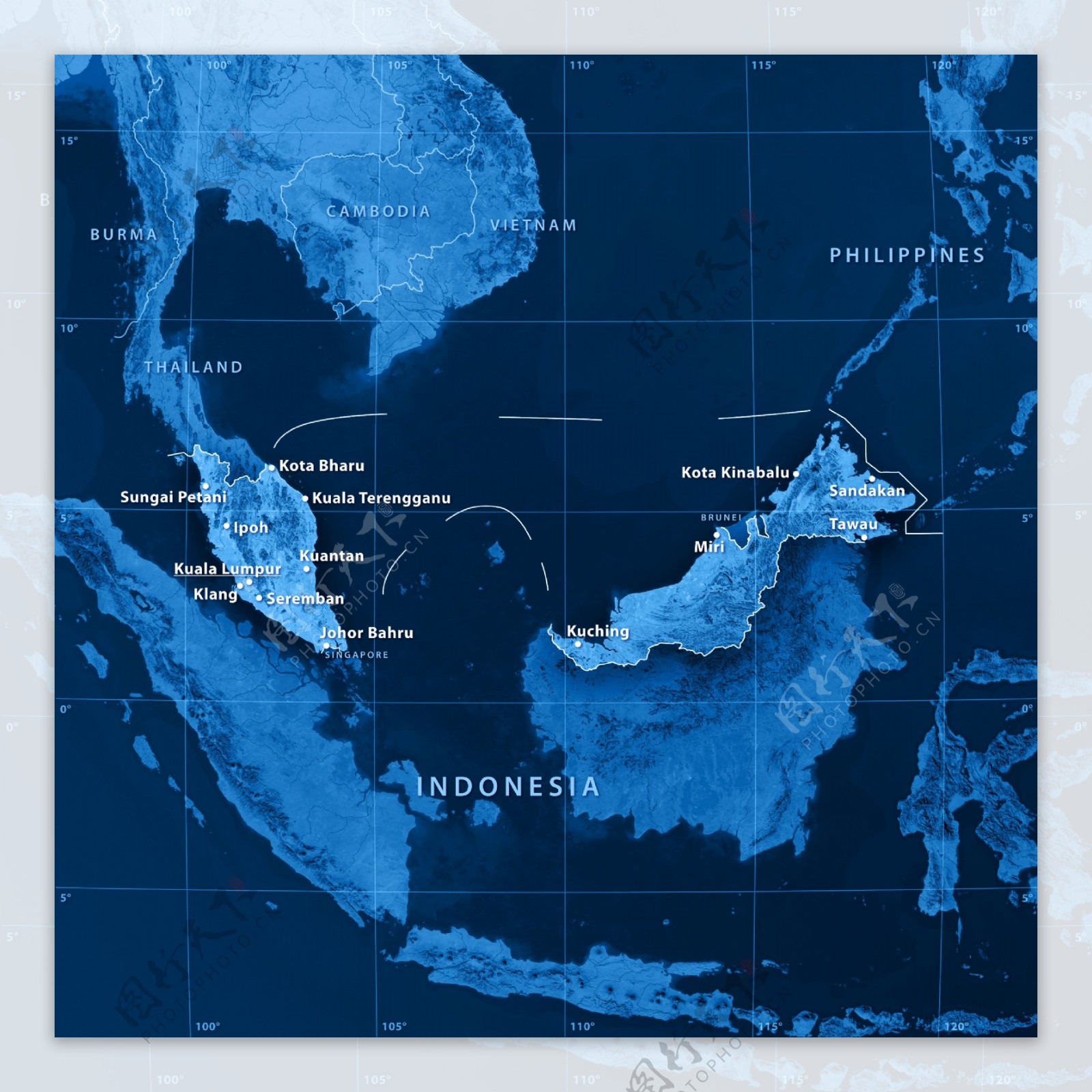 地图看世界；国际上没有存在感的东南亚第一大国印度尼西亚_印尼_国家_群岛