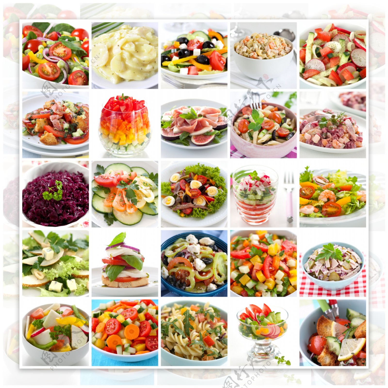 水果蔬菜沙拉美食图片