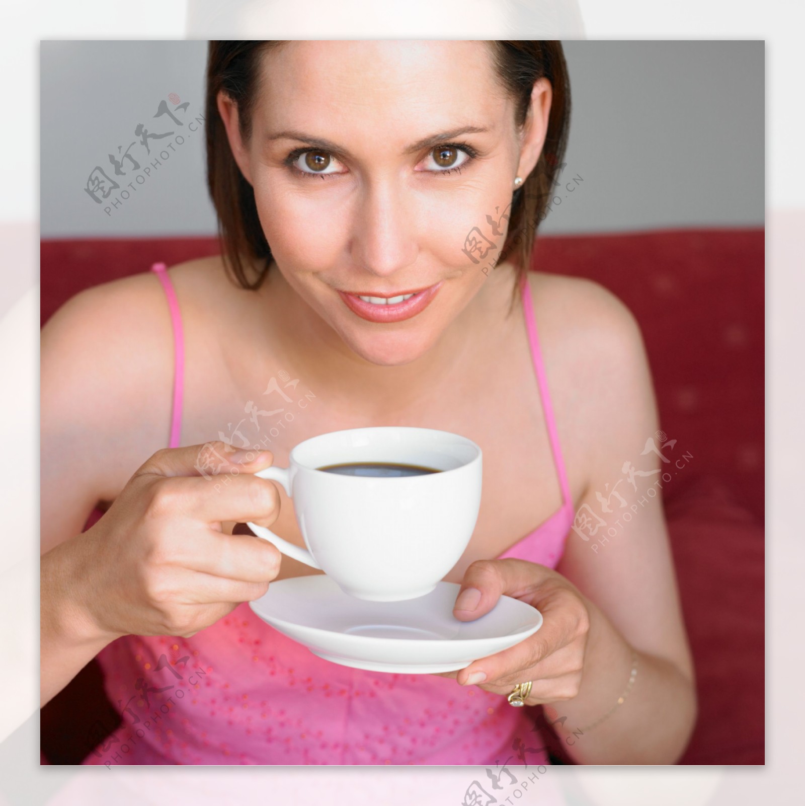喝咖啡的女人图片图片