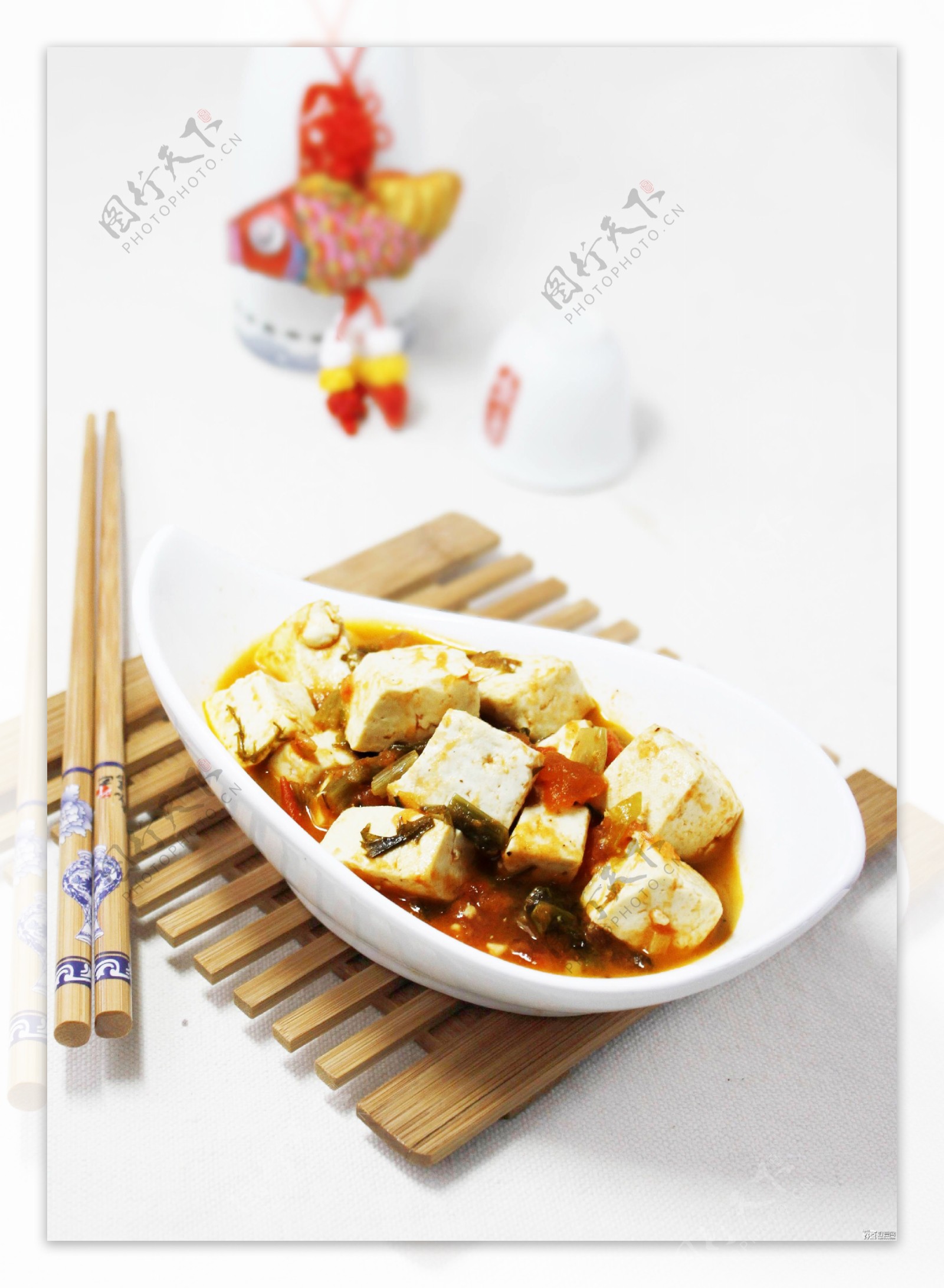 雪菜炒豆腐图片
