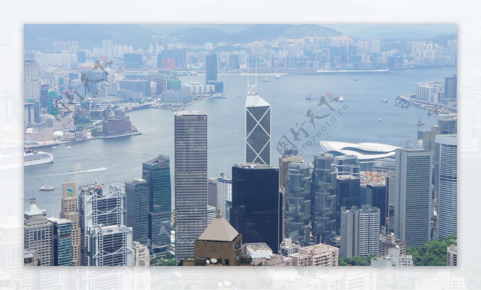 香港城市高楼大厦图片