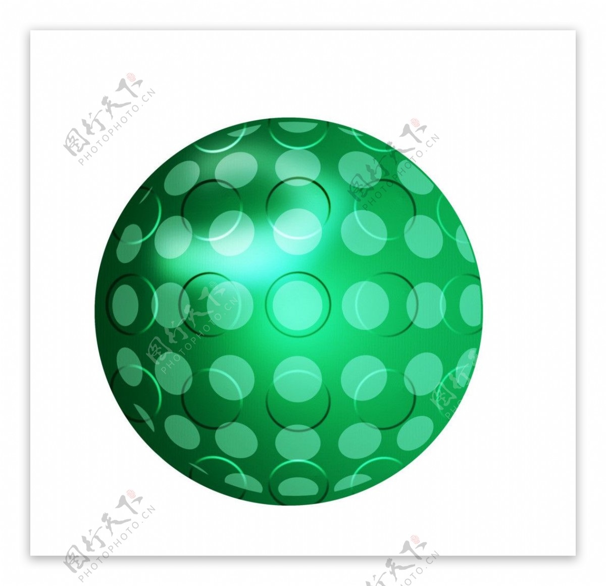 圆球体绿球