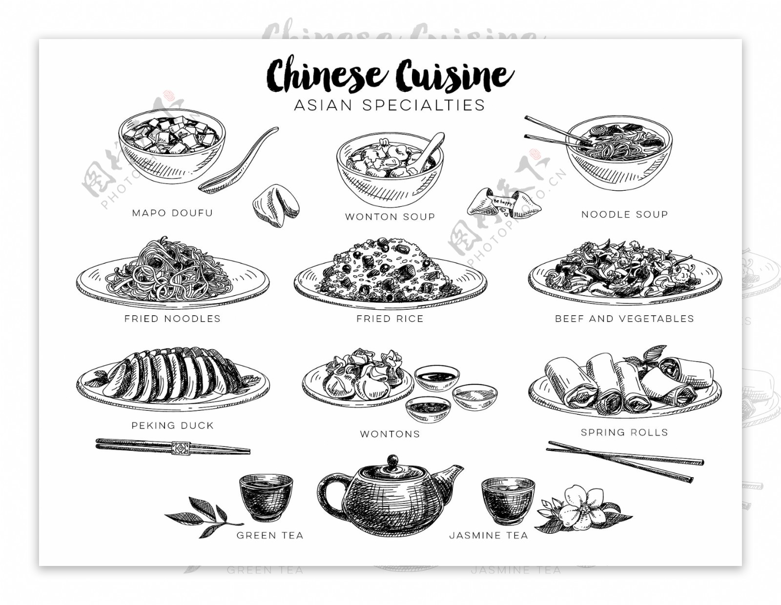 食物黑白图片大全-食物黑白高清图片下载-觅知网