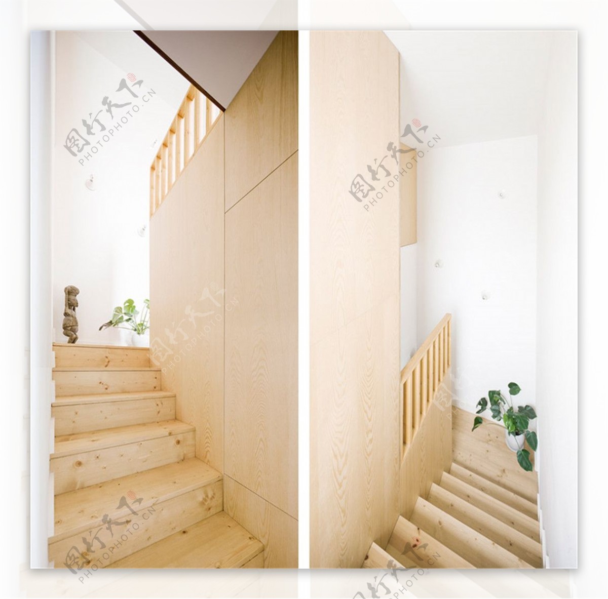 现代夹层楼梯间装修效果图