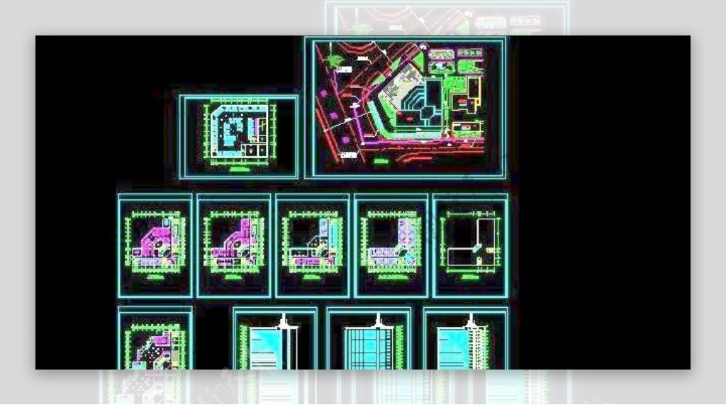 三层办公楼建筑设计施工图