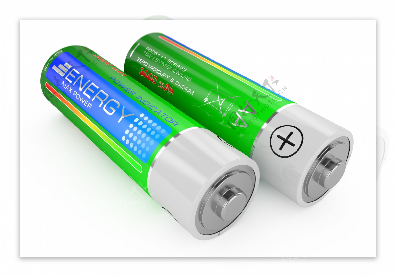 绿色环保电池图片
