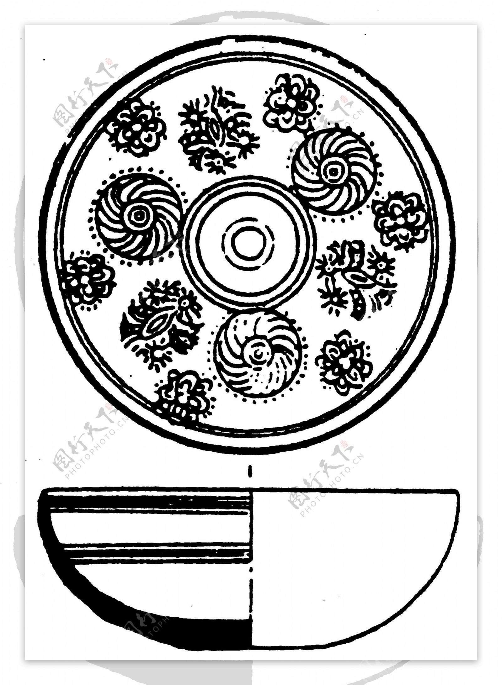 古代器物图案隋唐五代图案中国传统图案009