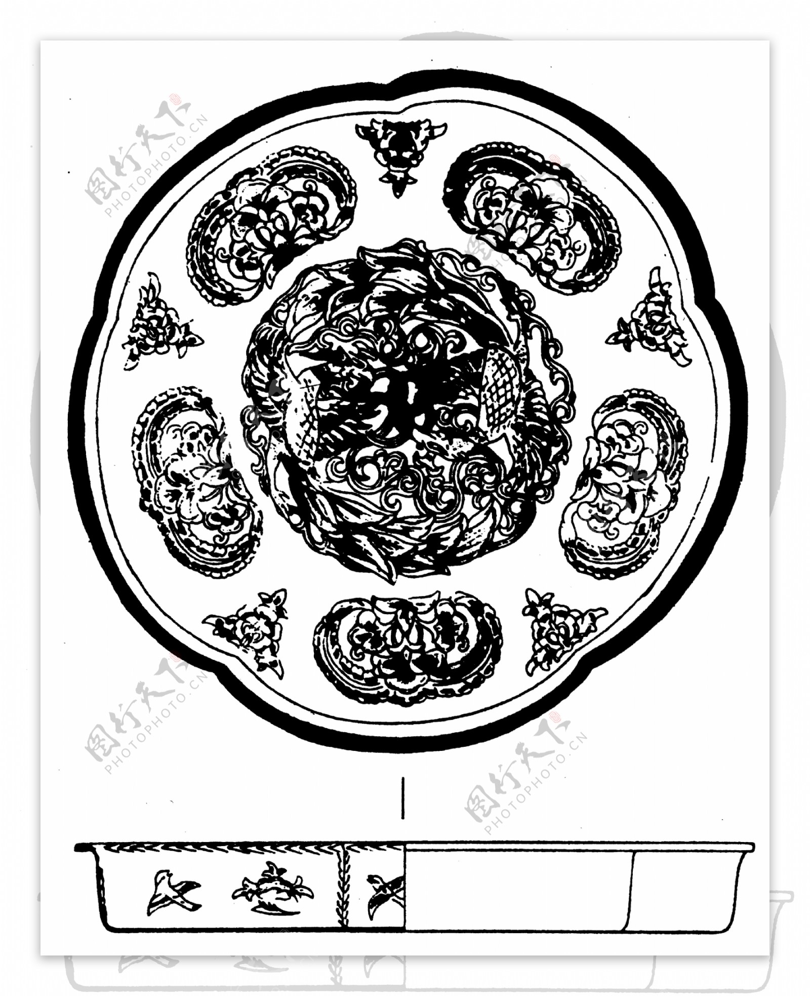 古代器物图案隋唐五代图案中国传统图案146