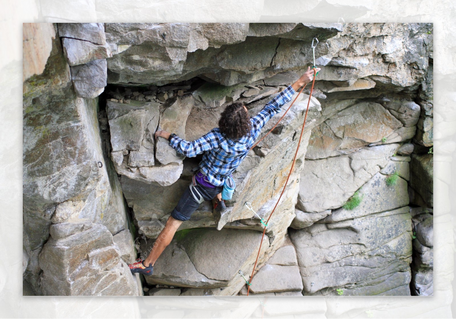 极限攀岩运动图片